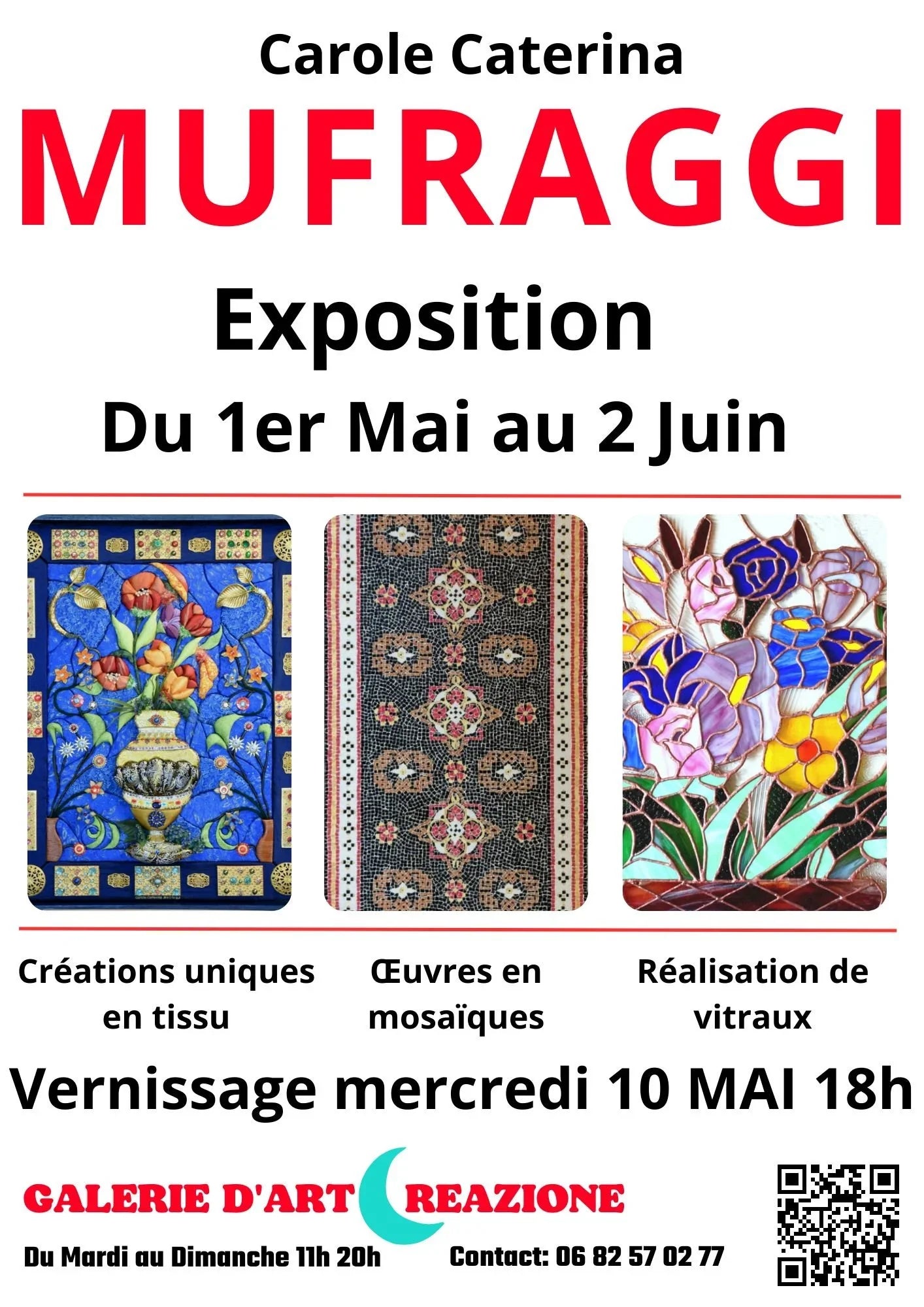 Exposition à la galerie CREAZIONE à Porticcio 2