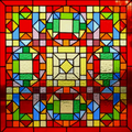 Dedale 60X60 Création vitrail tiffany