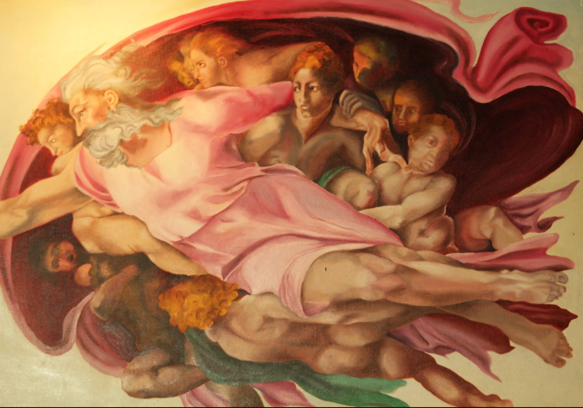 La creation d'adam reproduction 1650x800