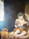 Murillo "Le jeune mendiant" 91x73 - Reproduction