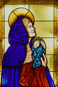 Vierge a l'enfant 135x100