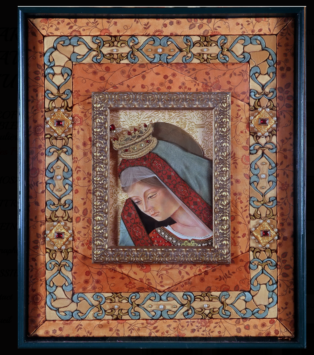 triptyque aux arabesques (3X95X78)