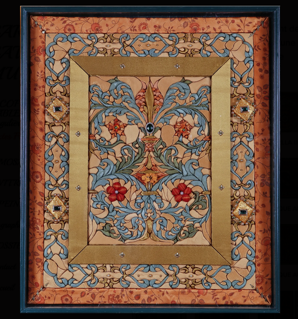 triptyque aux arabesques (3X95X78)